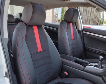 Honda Civic Seat Cover: Custom Fit Full Set (2015-2020)
