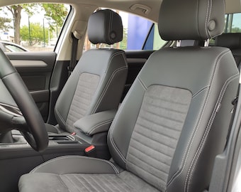 VOLKSWAGEN Passat b8 custom Fit Car Seat Covers VW Passat 2015 2023 R line Luxury Leather Seat Covers volkswagen Passat Highline Seat Cover Etsy