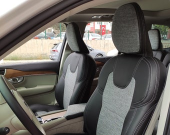 Volvo XC90 Leather Seat Covers: Custom Fit, Stylish Design