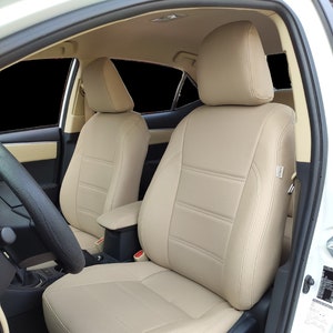 Funda de asiento de coche -TOYOTA COROLLA 2013-2018- Juego completo de fundas de asiento, Protección de asiento de coche elegante y de alta calidad, Funda de asiento COROLLA de ajuste personalizado