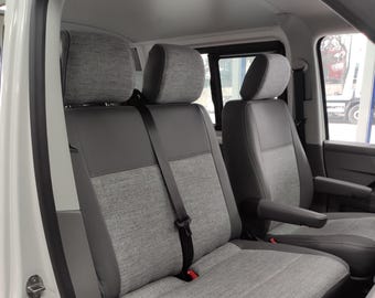 Custom Fit Volkswagen Transporter Seat Covers – T5, T6, T7 (2017-2024)