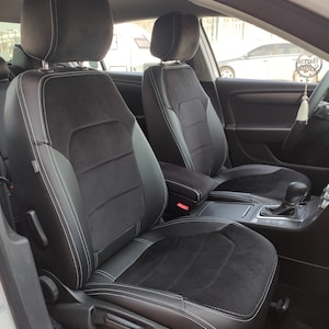 VOLKSWAGEN PASSAT-B7-Custom Fit Car Seat Covers- VW Passat 2011-2024 R-line Luxury Leather Seat Covers-Volkswagen Passat Highline Seat Cover