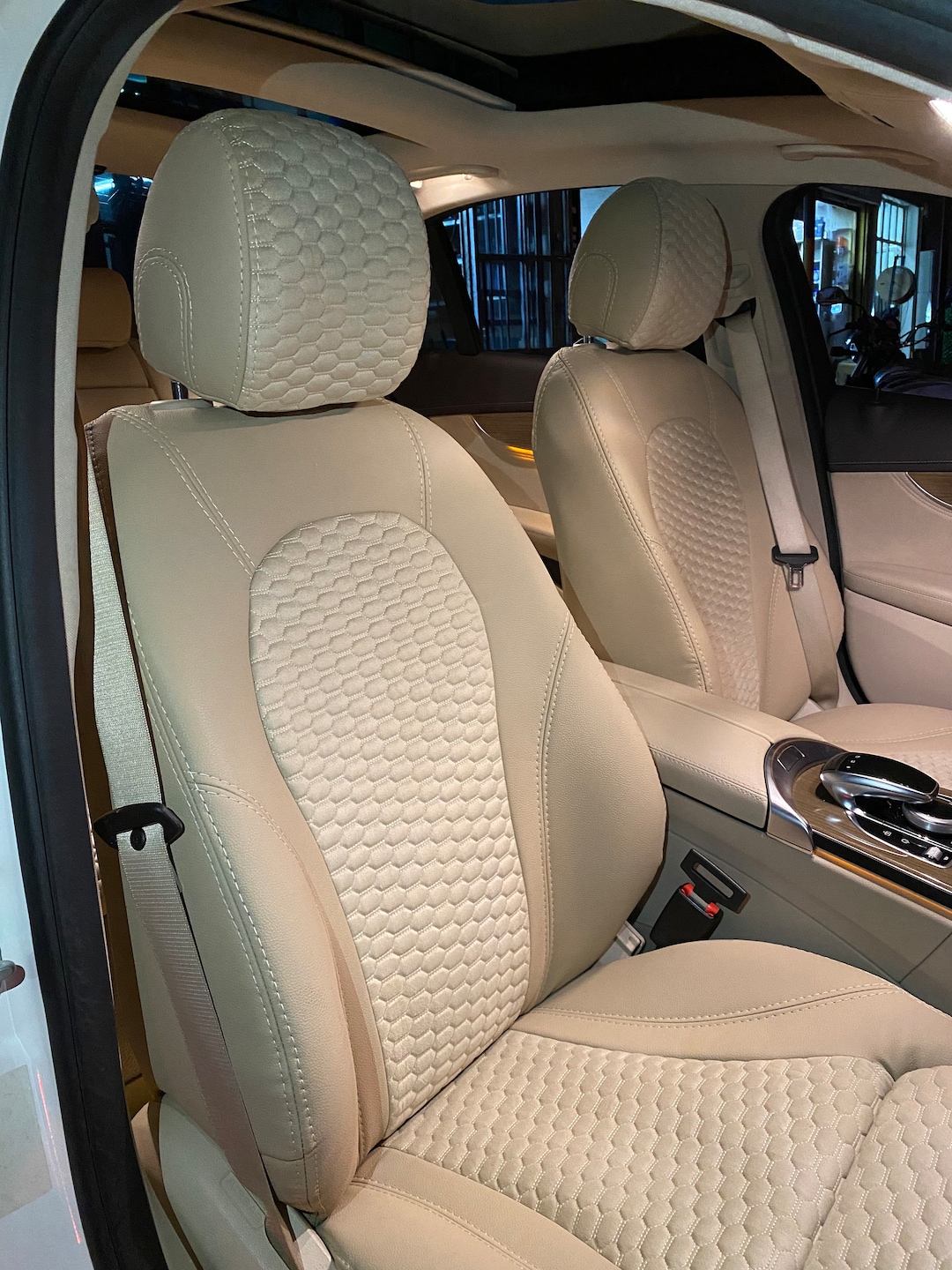 Custom Fit luxury Car Seat Covers for Select MERCEDES BENZ C CLASS C200 C300 W205 Premium Leather Seat Covers mercedes Seat Covers exclusive Etsy