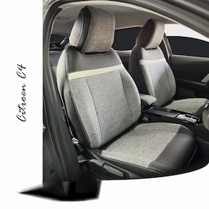 Citroen C4/E-C4 X Seat Cover: Full Set, Stylish Leather Protection
