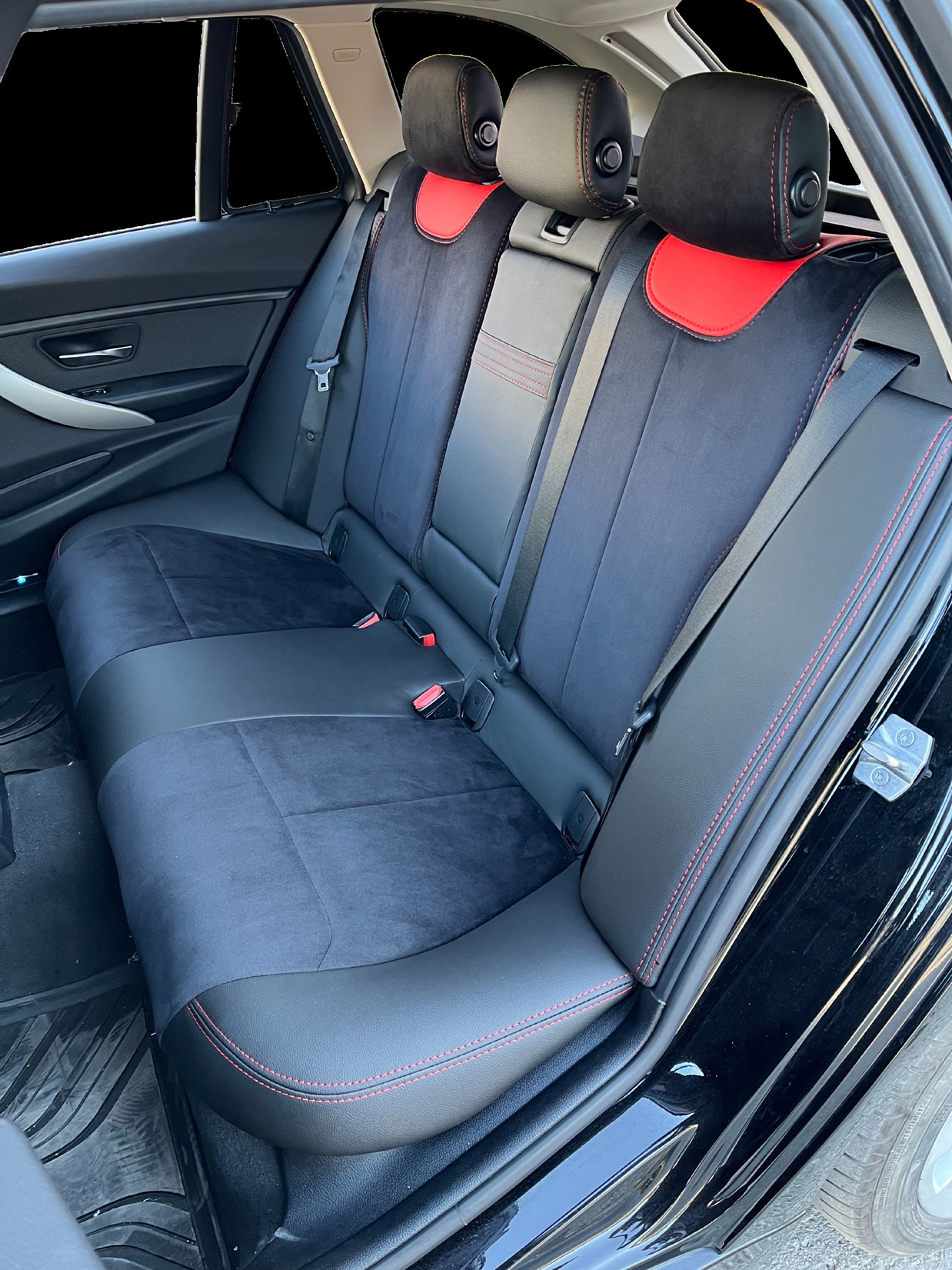 Car Seat Cover- BMW 3 Series 3.20 - Full Set Custom Fit BMW 3.30 Seat ...