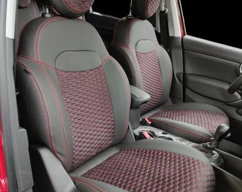 Fiat 500L Leather Car Seat Cover Set: Stylish Protection, Custom