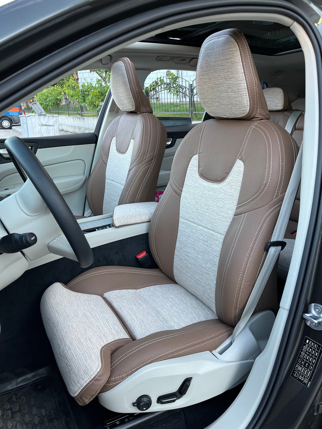 Seat Cover 2018 Volvo Xc90 Car Seat In Front VOLVO XC90 Katzkin