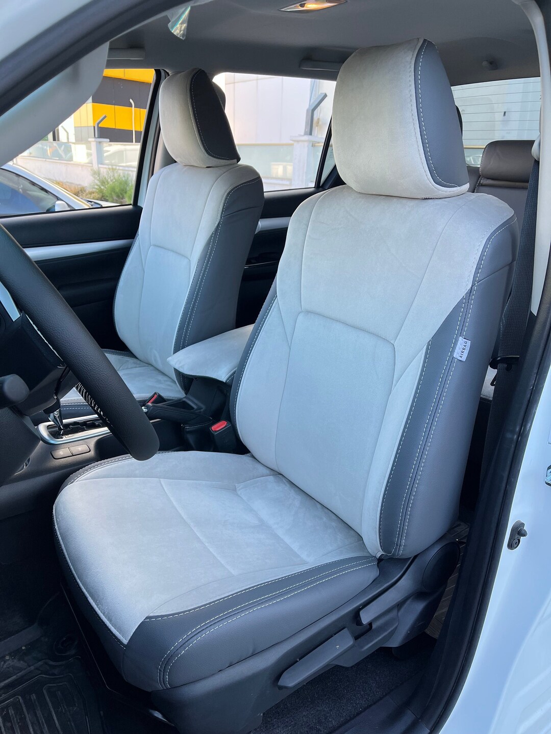 Toyota Hilux Seat Cover: Custom Fit Full Set (2015-2024) - Etsy