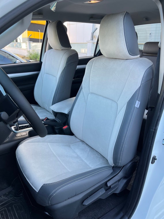 Car Seat Cover toyota Hilux 2015 2024 Full Set Seat Covers stylish and High quality Car Seat Protection custom Fit toyota Hilux Seat Cover Etsy