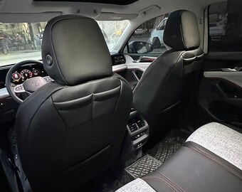 Set Coprisedili Per VW Tiguan R Line 2020-2024 - Cuscini In Lino Antiscivolo E Traspirante