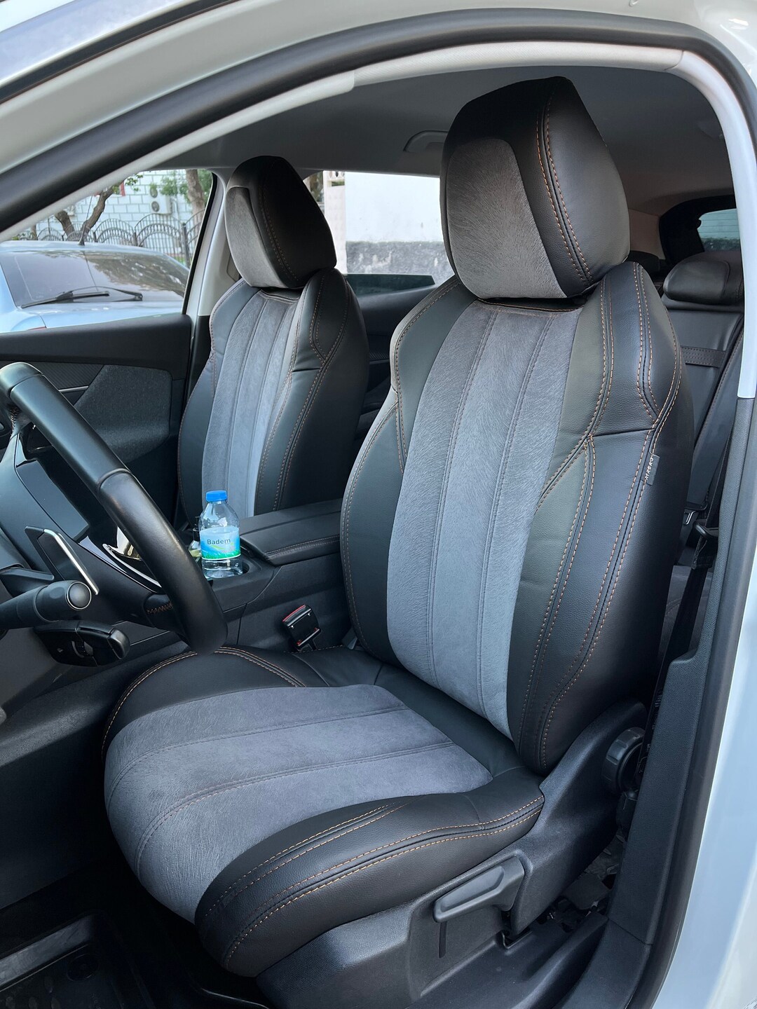 Upgrade4cars Autostoel-Hoezen Voorstoelen Universeel Zwart | Universele