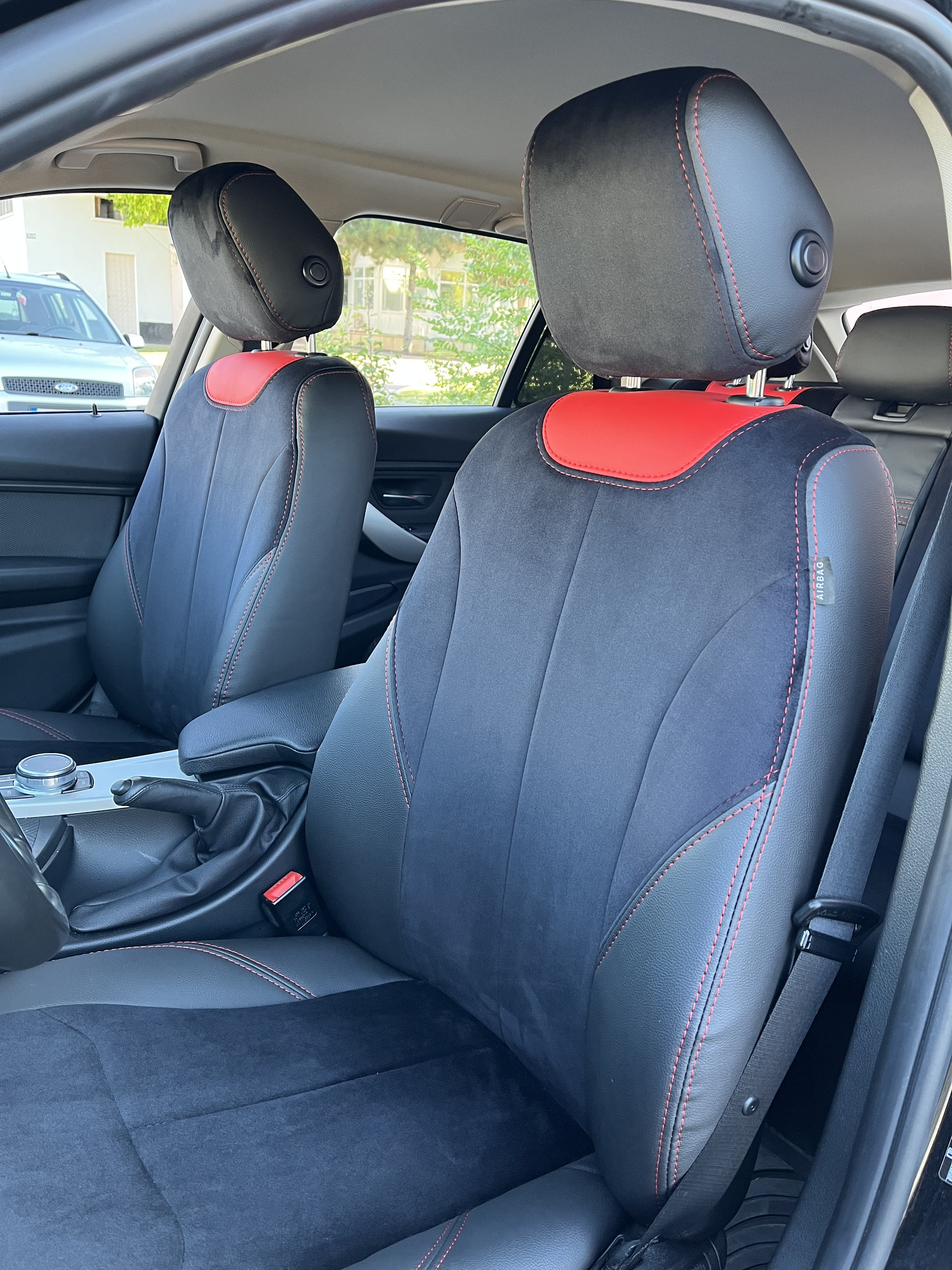 Riempitivo Per Fessure Sedili Auto BMW F31 Touring 2012-2019 - 2 Pezzi, Impermeabile, Con Tasche, Nero