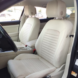 VOLKSWAGEN PASSAT-B8-Custom Fit Car Seat Covers- VW Passat 2015-2023 R-line Luxury Leather Seat Covers-Volkswagen Passat Highline Seat Cover