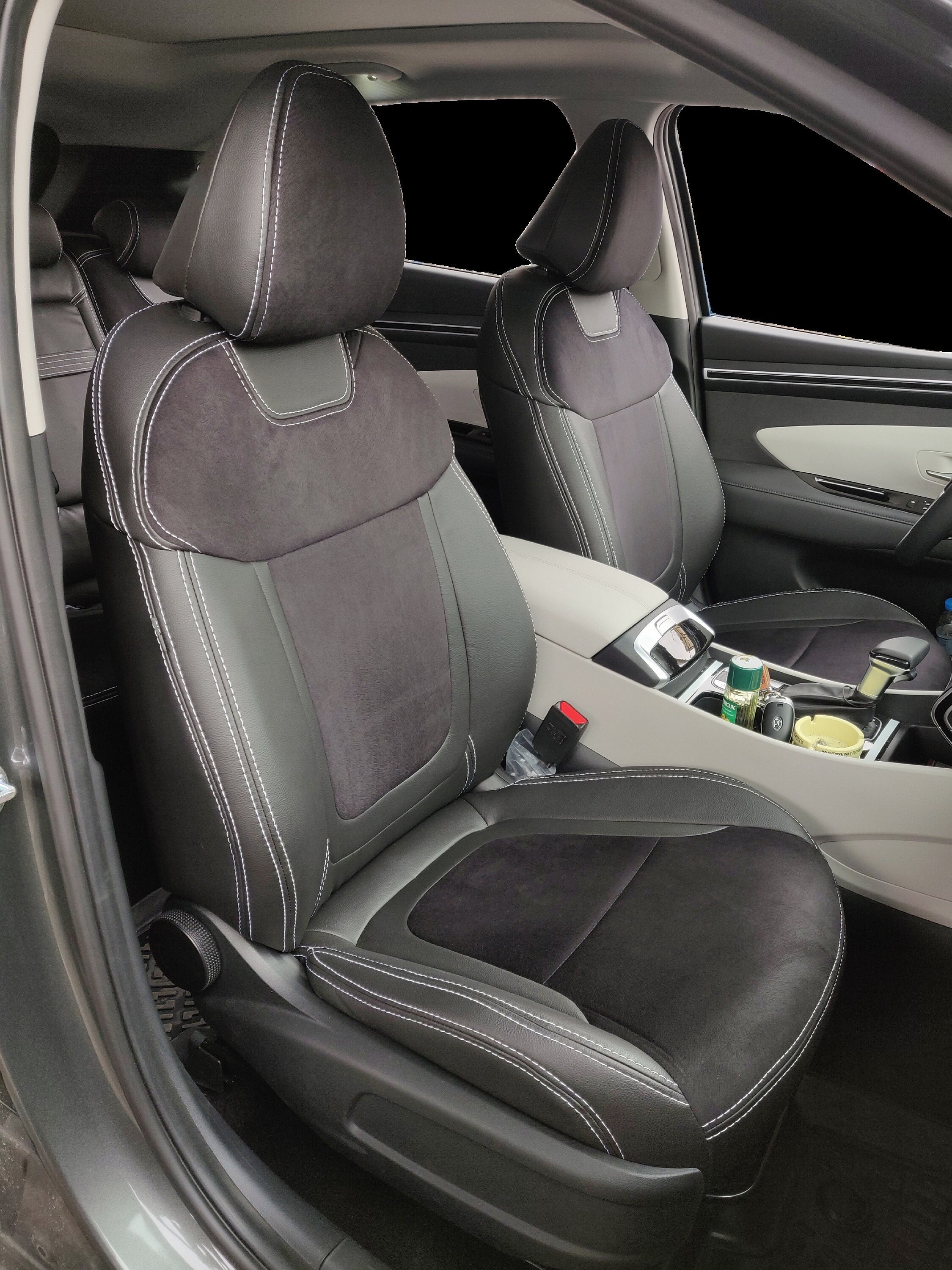 Car Seat Cover HYUNDAI TUCSON 2021 2024 Full Set Custom Fit Seat Covers Hyundai Tucson Luxury Leather Seat Covers tucson Accessory Etsy