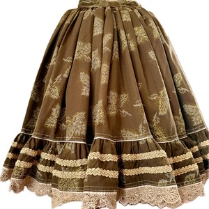 Vintage Hungarian Skirt - Etsy