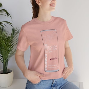 Pink Red Bull T-Shirt l Pink Red Bull Shirt l Redbull T-Shirt l Red Bull Gives You Wings l Red Bull Fresh Vintage Wild Pink