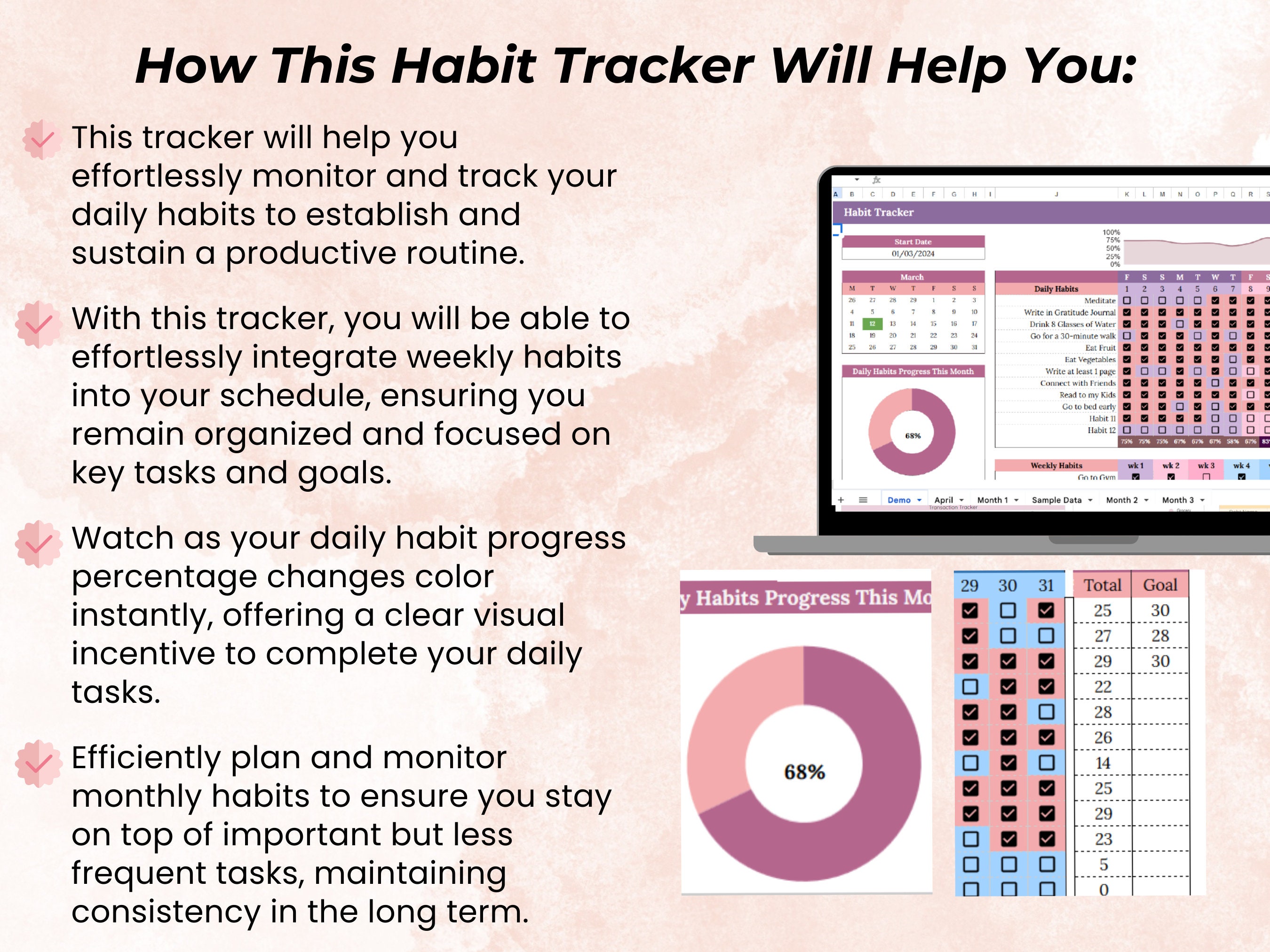 Top-Rated Habit Tracker Spreadsheets on Reddit
