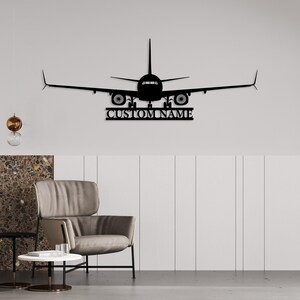 Letrero personalizado con nombre de avión, regalo de aviación personalizado, letrero con nombre de aeronave, letrero de hangar, letrero con nombre de piloto, letrero de avión RC, arte mural de la Fuerza Aérea imagen 7