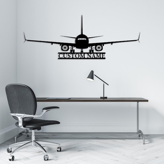 Personalized Airplane Name Sign, Custom Aviation Gift, Aircraft Name Sign, Hangar Sign, Pilot Name Sign, RC Plane Sign, Airforce Wall Art