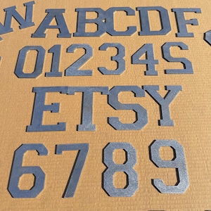 Custom Metal Letters for Crafts, Small 14 Gauge Steel Letters, Letters ...