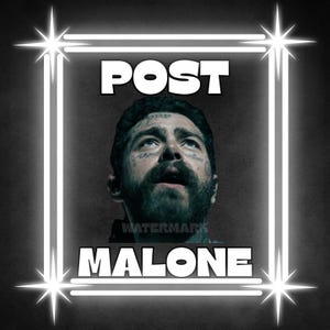 Cowboy Post Malone png, Posty rap png, Malone-muziek het album png, Post Malone png, Posty Tour Rapper cadeau voor vrouwen mannen T-shirt png