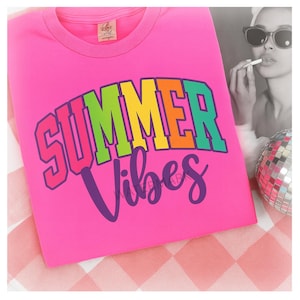 Summer Vibes PNG Beach Vibes png Girly Summer T Shirt Design Beach png Summer Vibes Clipart Fond Transparent Téléchargement Instantané