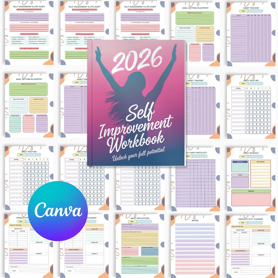 Self Care Planner Printable | Mental Health PDF | Wellness Journal ...