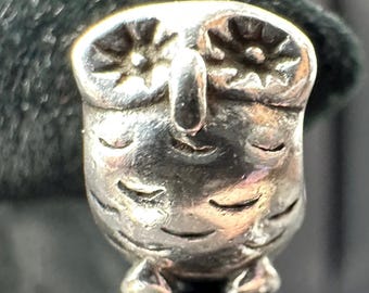 Pandora Sterling Silver 925 Owl Charm for Charm Bracelet
