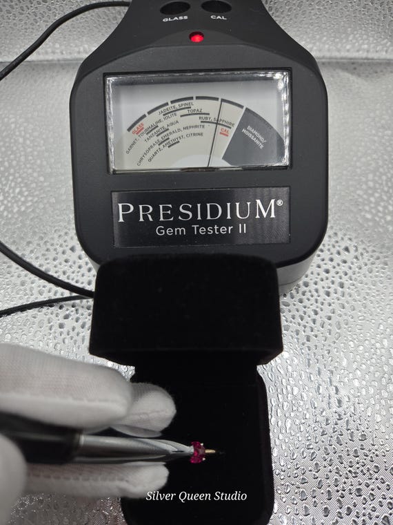 14k Solid Gold Ruby Ring, Petite July Birthstone … - image 7