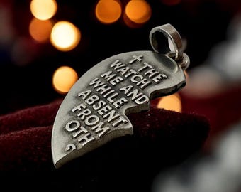 Retired James Avery Sterling Silver Broken Heart Pendant, Christian Jewelry