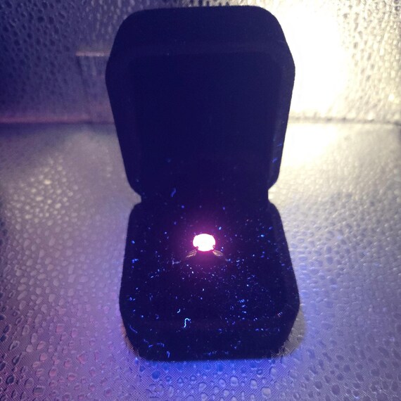 Solid 14K Yellow Gold Ring with Ruby – Size 1.75 - image 8