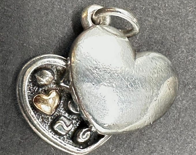 James Avery 925 Sterling Silver Heart Box of Chocolates Necklace Pendant RARE RETIRED