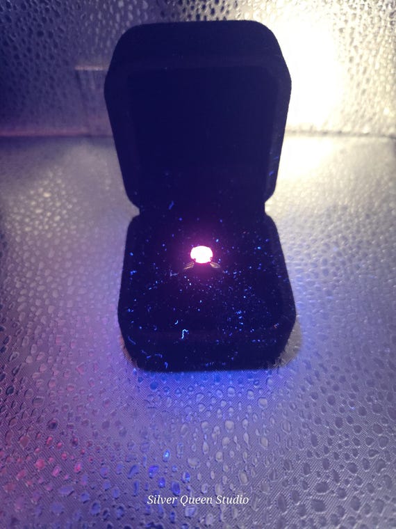 14k Solid Gold Ruby Ring, Petite July Birthstone … - image 8