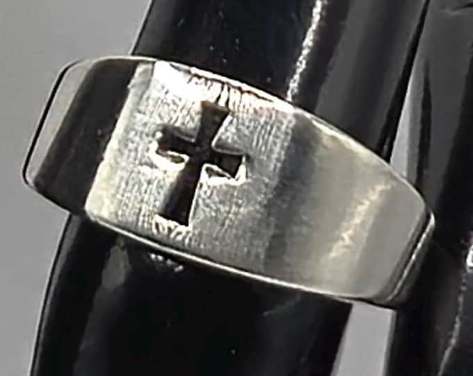 James Avery 925 Sterling Silver Cross Ring Size 5.25