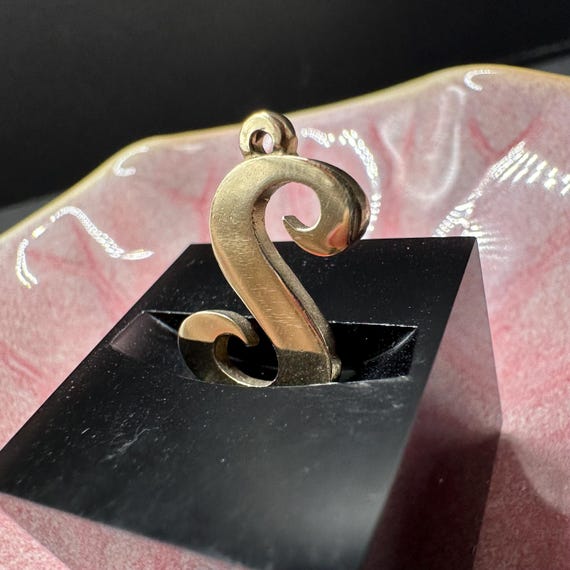 Retired James Avery Solid 14K Yellow Gold LARGE L… - image 10