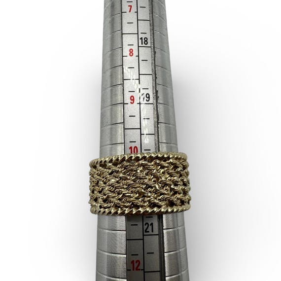 10k Solid Gold Michael Anthony Peru Ring Size 11 - image 5