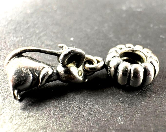 Pandora Sterling Silver 925 Rat Bracelet Charm