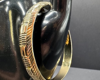 Vermeil Gold Over Sterling Silver Bangle Bracelet