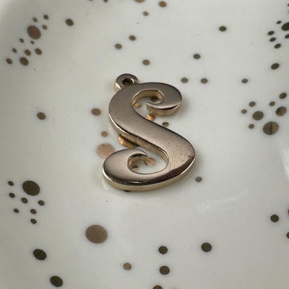 Retired James Avery Solid 14K Yellow Gold LARGE L… - image 3