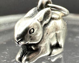 James Avery Sterling Silver 925 Bunny Rabbit Charm for Charm Bracelet RETIRED