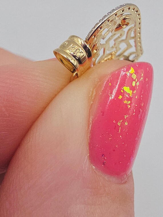 Michael Anthony Solid 14K Two-Tone Gold Filigree … - image 7