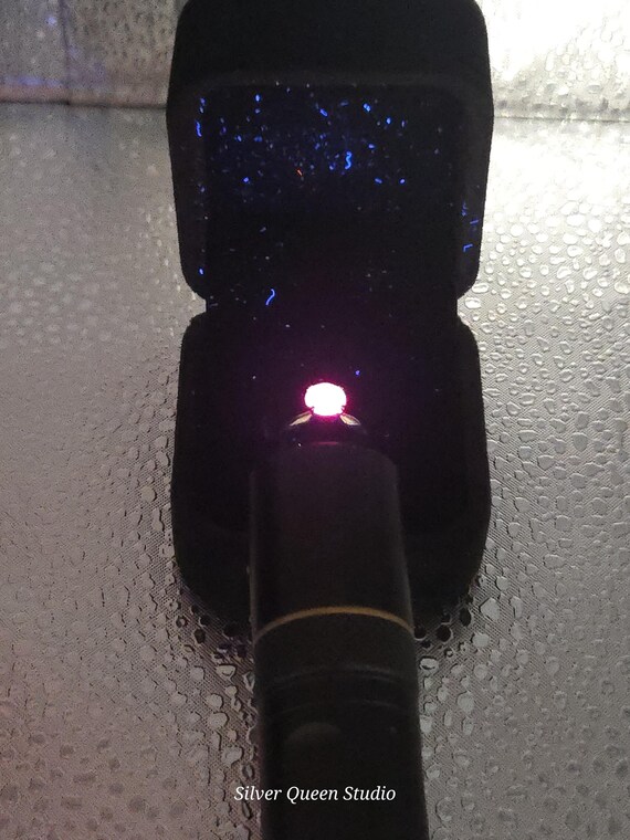 14k Solid Gold Ruby Ring, Petite July Birthstone … - image 9