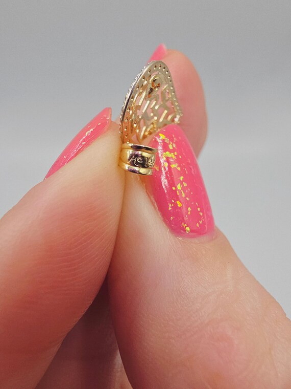 Michael Anthony Solid 14K Two-Tone Gold Filigree … - image 9