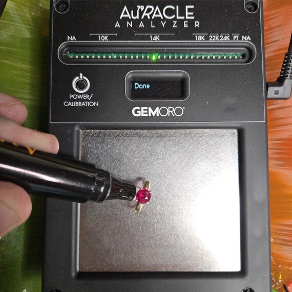 14k Solid Gold Ruby Ring, Petite July Birthstone … - image 6