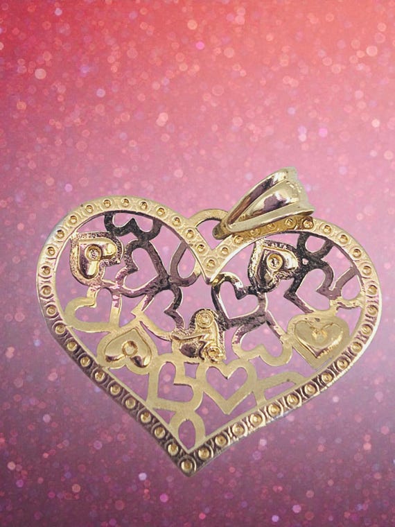 Michael Anthony Solid 14K Two-Tone Gold Filigree … - image 5