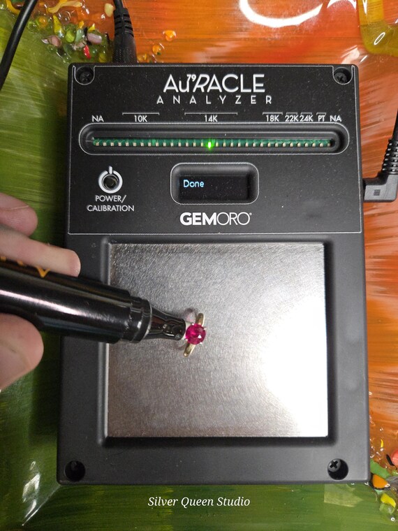 14k Solid Gold Ruby Ring, Petite July Birthstone … - image 6