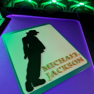 Michael Jackson Wall Plaque