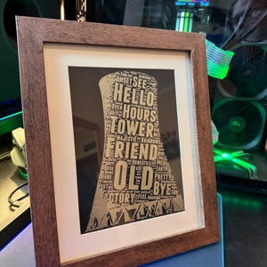 ELO Framed Artwork &#39;Hello My Old Friend&#39;  Metallic Electric Light Orchestra