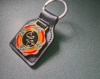 Llavero de cuero y metal ELO - Electric Light Orchestra Jeff Lynne