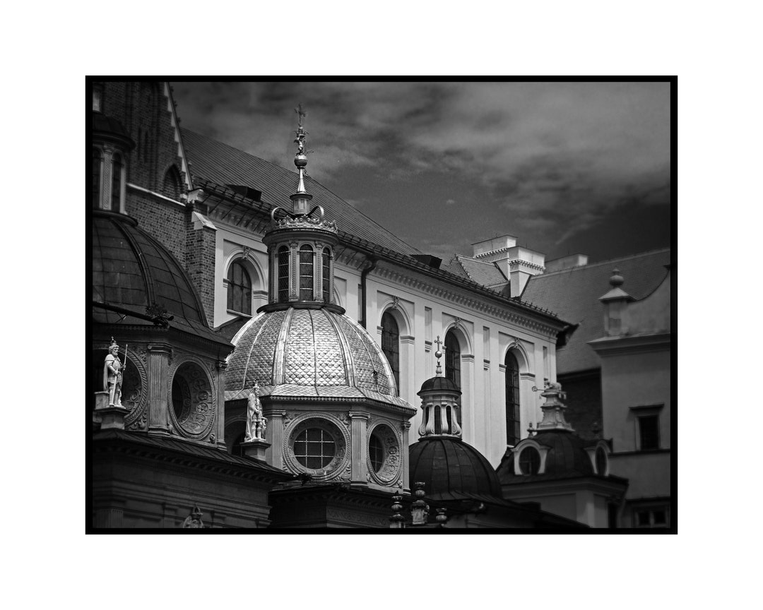 Printable Black and White Church Wall Art Church Digital Download Wall